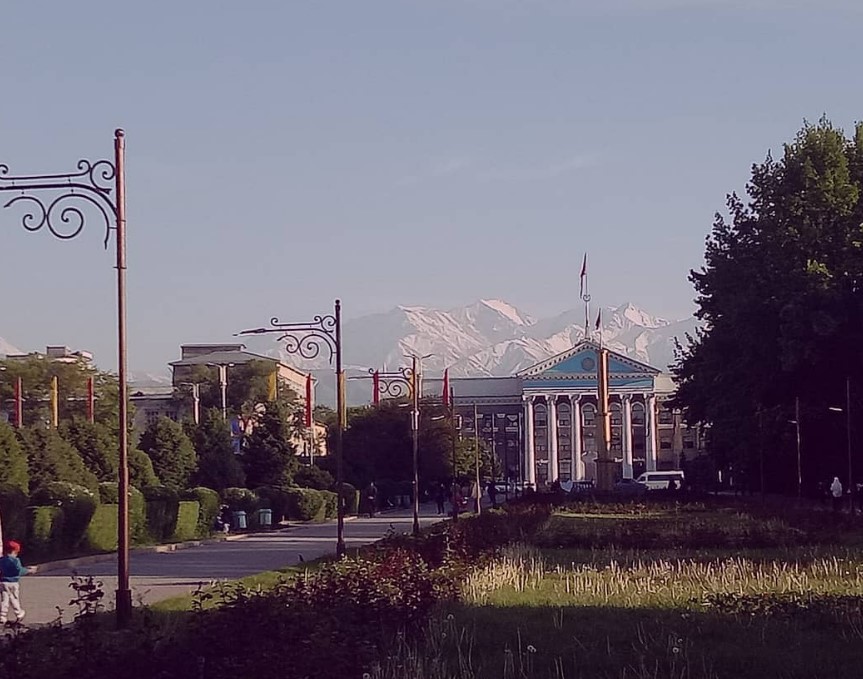 Aerial view of Bishkek